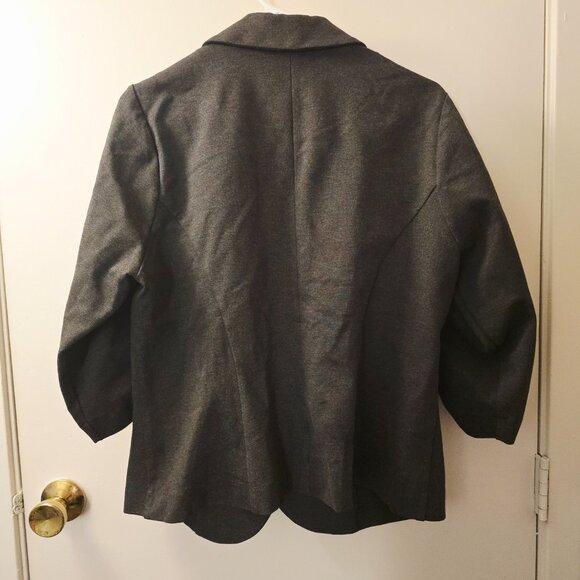 NWT Torrid Size 1 Charcoal Grey Ponte Blazer - Picture 5 of 6